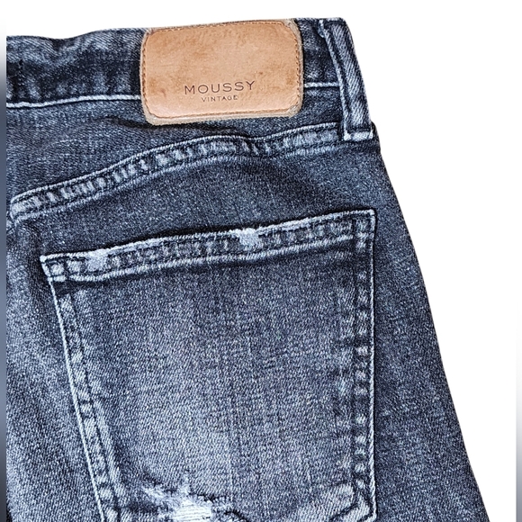 Moussy Glendele Distressed Ankle Denim Size 27 - Picture 11 of 14